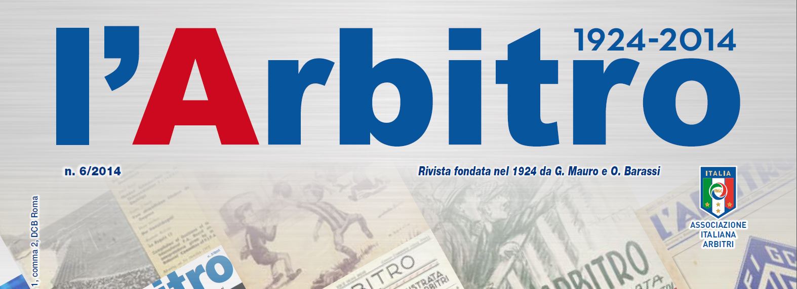 Rivista l’Arbitro: numero speciale per i 90 anni